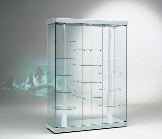 ITALFROM Drehbare Vitrine Große Aussteller Showcase drehbare Lichter