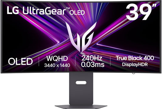 LG Ultragear 39GX900A-B 39" Curved OLED Gaming Monitor UWQHD 240Hz 0,03ms FreeSync Premium Pro