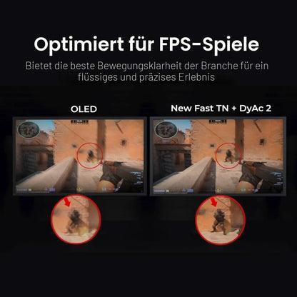 BenQ Zowie XL2566X+ 24 Zoll 400Hz Gaming Monitor Fast TN DyAc2 FHD Esports HDMI DisplayPort