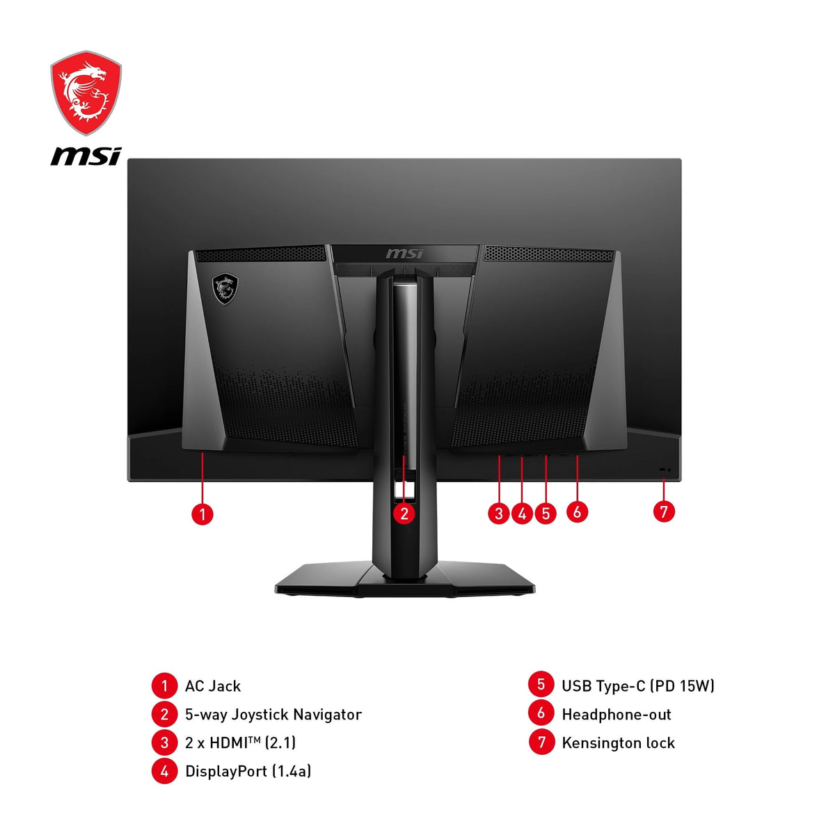 MSI MAG 321UPX 31,5" 4K OLED Gaming Monitor 240Hz 0,03ms QD-OLED DisplayHDR True Black 400