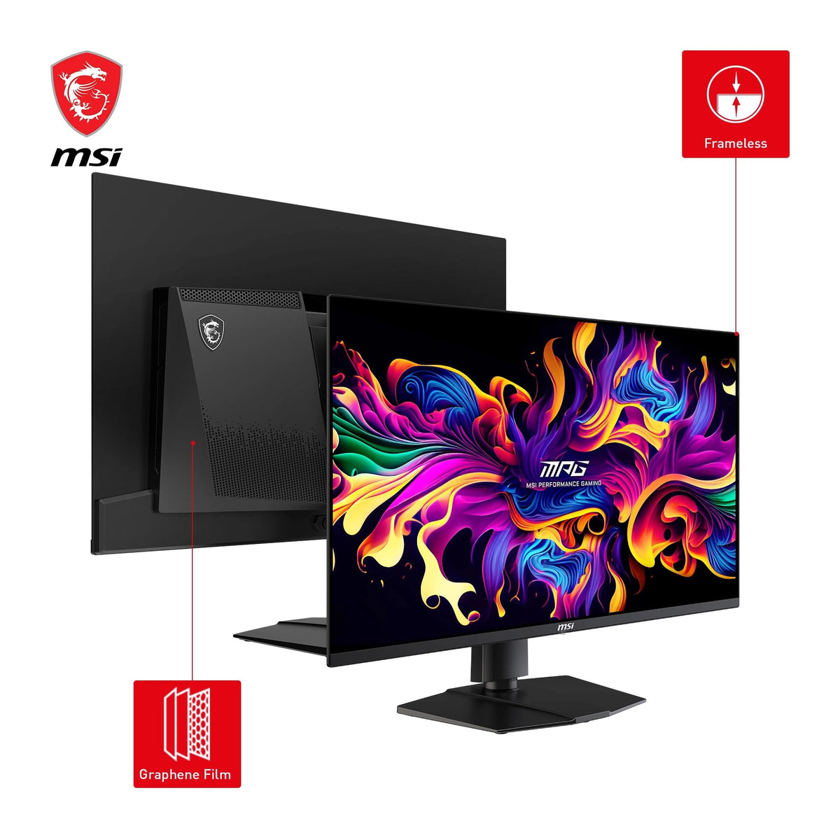 MSI MAG 321UPX 31,5" 4K OLED Gaming Monitor 240Hz 0,03ms QD-OLED DisplayHDR True Black 400