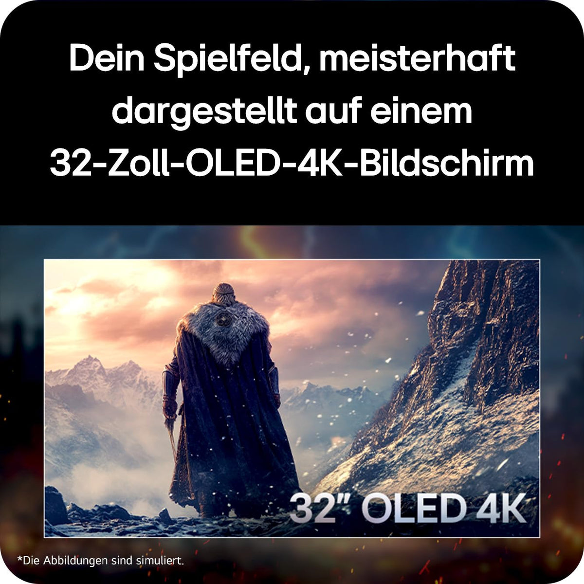 LG Ultragear 32GX850A-B 32" OLED Gaming Monitor 4K UHD 165Hz/330Hz 0,03ms HDR10 FreeSync Premium Pro