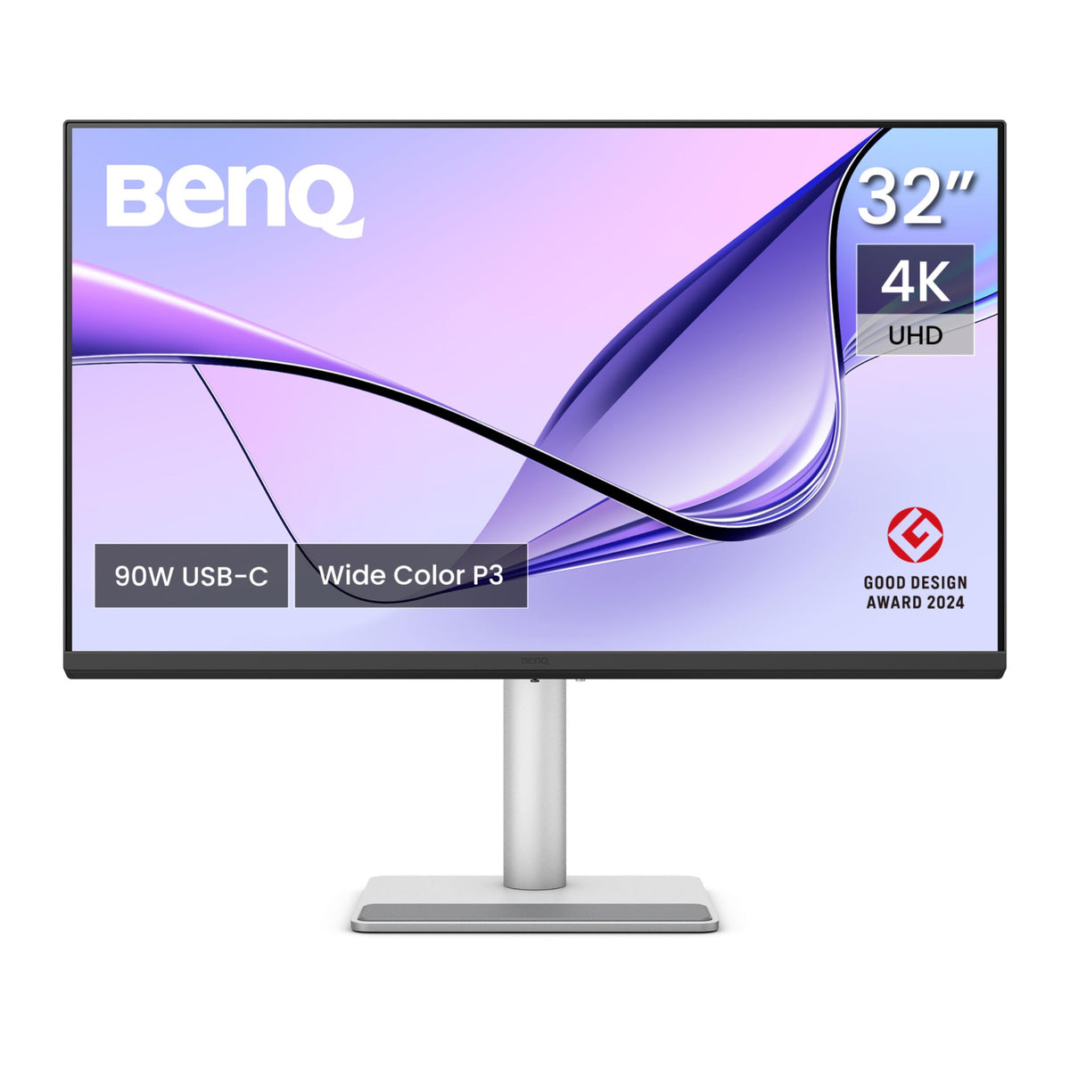 BenQ MA320U 32 Zoll 4K Monitor USB-C MacBook Pro/Air 90W P3-Farbraum Höhenverstellbar
