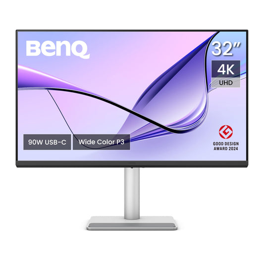 BenQ MA320U 32 Zoll 4K Monitor USB-C MacBook Pro/Air 90W P3-Farbraum Höhenverstellbar