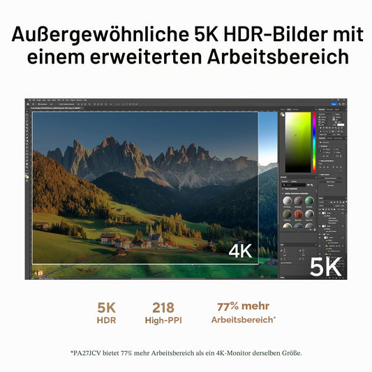 ASUS ProArt PA27JCV 27 Zoll 5K Monitor IPS 99% DCI-P3 USB-C 96W HDR500 Mac-kompatibel