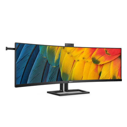 PHILIPS 45B1U6900CH 45" DQHD Curved Monitor 5120x1440 USB-C 100W 5MP Webcam RJ45